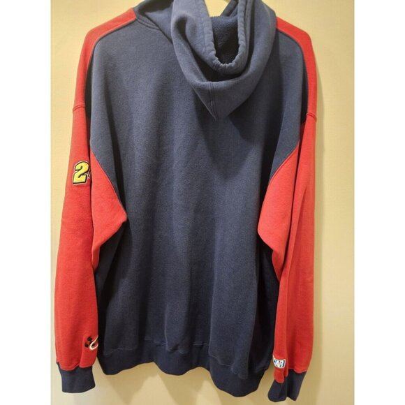 Vintage Men's Jeff Gordon Pullover Hoodie Sweatshirt Size‎ XL NASCAR #24 - Picture 9 of 11
